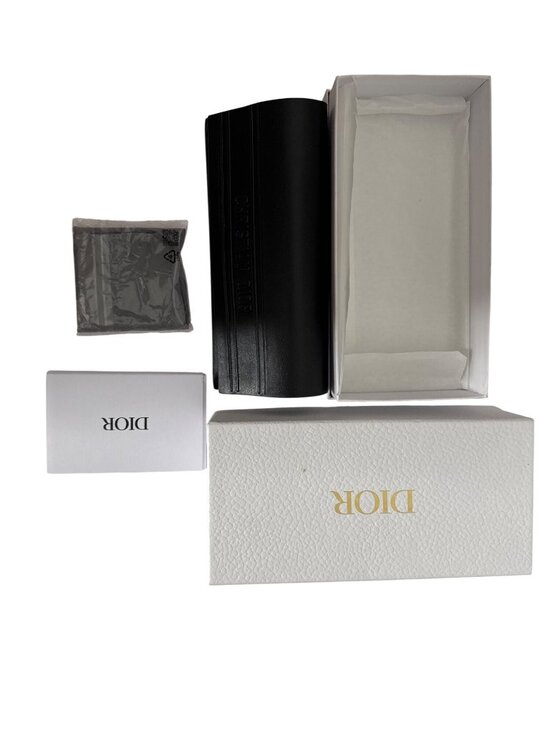 NWT Dior MINI CD O A Eyeglass Gold Metal Womens 55/16/140